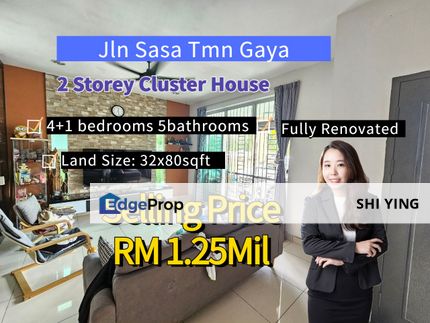 Jln Sasa Tmn Gaya Cluster House for sale, Johor, Ulu Tiram