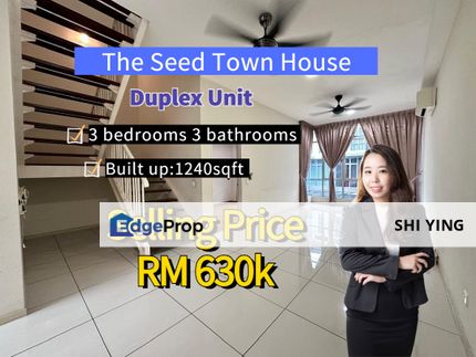 the see town house for sale 3bed 3bath, Johor, Skudai