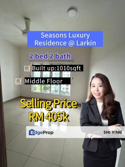 Larkin Apartment 2 bed 2 bath for sale rm405k, Johor, Johor Bahru