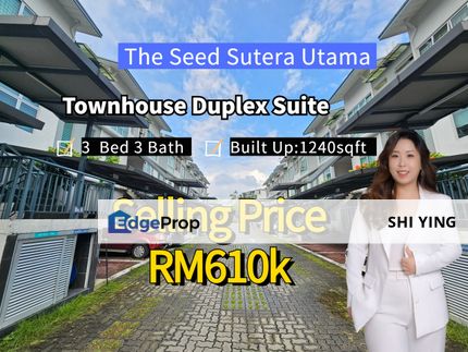 Sutera The Seed TownHouse Duplex 3bed 2parking lot, Johor, Skudai