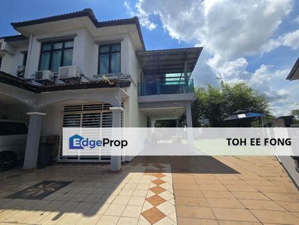 Desa Cemerlang 2 Storey Terrace End Lot with Big Land For Sale, Johor, Ulu Tiram