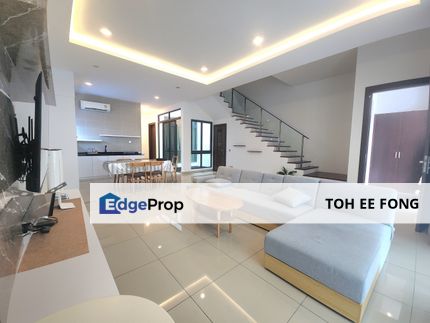 Estuari Gardens @ Laman Estuari 2 Storey Superlink Fully Renovated & Furnished Unit For Sale, Johor, Nusajaya