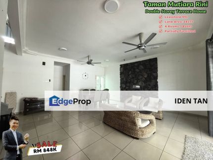 Taman Mutiara Rini Double Storey Terrace House For Sale, Johor, Skudai