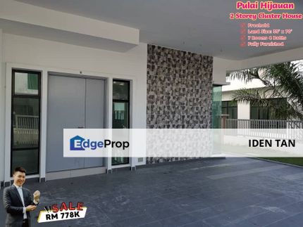 Taman Pulai Hijauan @ Kangkar Pulai Double Storey Cluster House For Sale, Johor, Kangkar Pulai