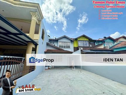 Taman Pulai Emas @ Kangkar Pulai Double Storey Terrace House For Sale, Johor, Kangkar Pulai