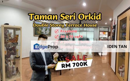 Taman Seri Orkid @ Skudai Double Storey Terrace House For Sale, Johor, Skudai