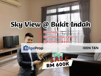 Sky View @ Bukit Indah High Floor For Sale, Johor, Bukit Indah