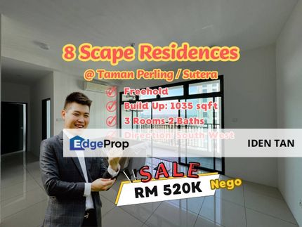 8scape Residences @ Taman Perling / Sutera For Sale, Johor, Johor Bahru