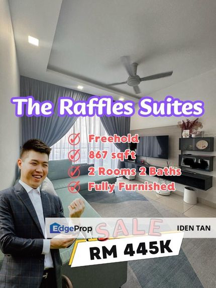 The Raffles Suites @ Bandar Uda Utama High Floor Fully Renovated Unit For Sale, Johor, Skudai