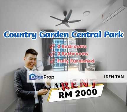 Country Garden Central Park 2 Bedrooms Fully Furnished For Rent, Johor, Johor Bahru