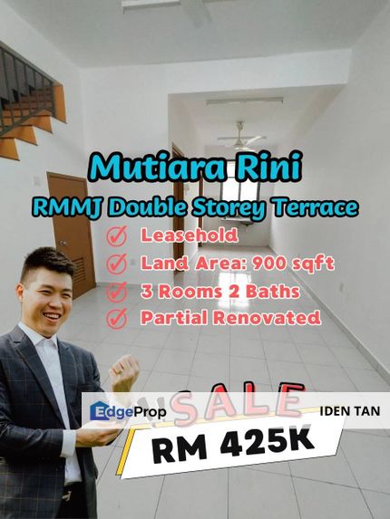 Mutiara Rini @ Skudai RMMJ Double Storey Terrace House For Sale, Johor, Skudai