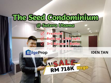 The Seed Condominium @ Sutera Utama For Sale, Johor, Skudai