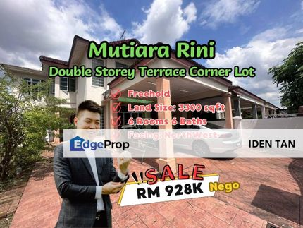 Mutiara Rini Double Storey Terrace House Corner Lot For Sale for Sale ...