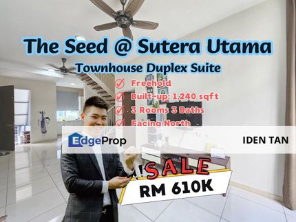 The Seed @ Sutera Utama Townhouse Duplex Suites For Sale, Johor, Skudai