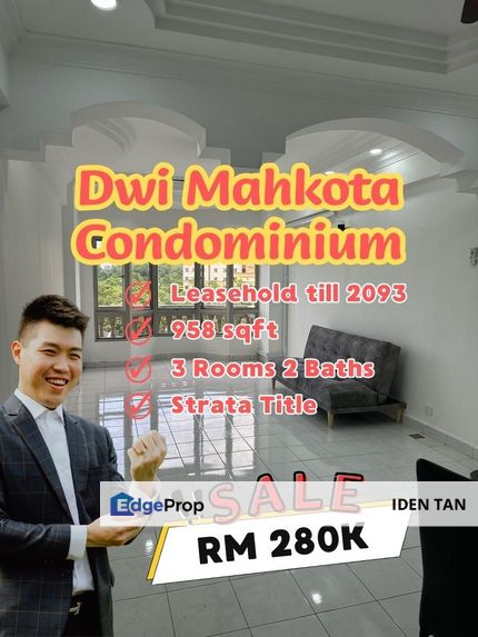 Dwi Mahkota Condominium For Sale, Johor, Johor Bahru