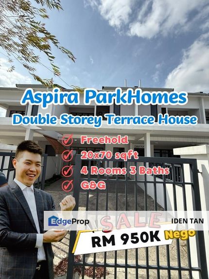 Aspira ParkHomes @ Iskandar Puteri Double Storey Terrace House For Sale, Johor, Gelang Patah