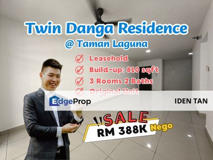 Twin Danga Residence @ Taman Laguna Original Unit For Sale, Johor, Johor Bahru