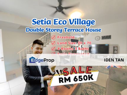 Setia Eco Village Double Storey Terrace House For Sale, Johor, Gelang Patah