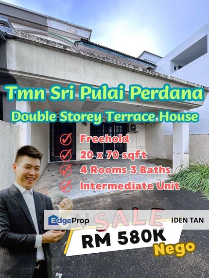 Taman Sri Pulai Perdana Double Storey Terrace House For Sale, Johor, Skudai