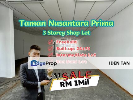 Nusantara Prima 3 Storey Shop Lot For Sale, Johor, 
