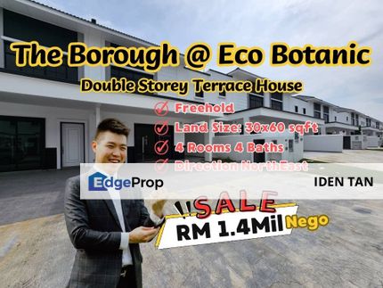 Eco Botanic The Borough Double Storey Terrace House For Sale, Johor, Nusajaya