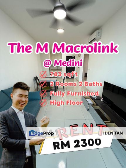 The M Marcolink @ Medini 2 Bedrooms Fully Furnished For Rent, Johor, 