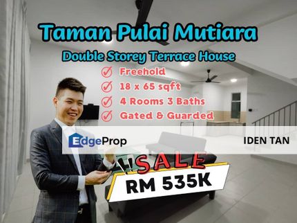 Taman Pulai Mutiara Double Storey Terrace House For Sale, Johor, Kangkar Pulai