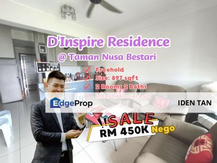 D'Inspire Residence @ Nusa Bestari For Sale, Johor, Skudai