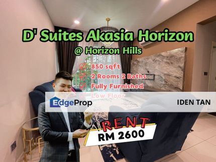 D' Suites Akasia Horizon 2 Bedrooms Fully Furnished For Rent, Johor, Horizon Hills