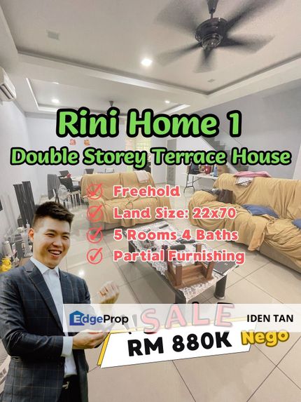 Rini Home 1 @ Mutiara Rini Double Storey Terrace House For Sale, Johor, Skudai