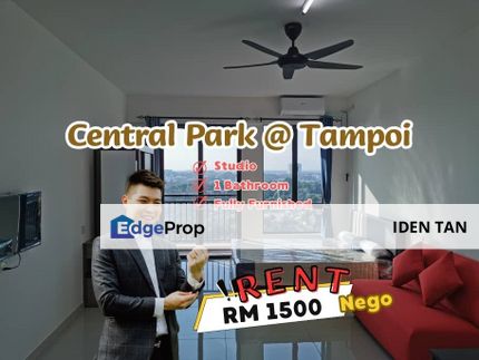 Central Park @ Tampoi Studio Fully Furnished For Rent, Johor, Johor Bahru