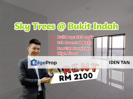 Sky Trees @ Bukit Indah 1+1 Bedrooms For Rent, Johor, Nusajaya