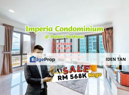 Imperia Condominium @ Puteri Harbour Fully Renovated & Fully Furnished For Sale, Johor, 