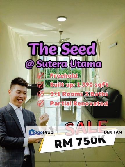 The Seed @ Sutera Utama Condominium For Sale, Johor, Skudai