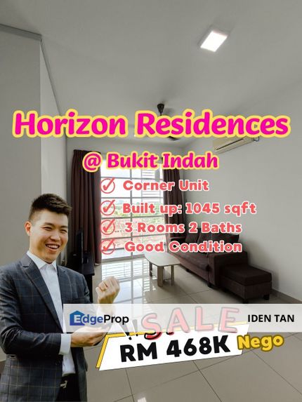 Horizon Residences @ Bukit Indah Corner Unit For Sale, Johor, Bukit Indah