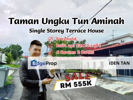 1 Single Storey Terrace House Tun Aminah,Seri Orkid,Orkhid,Mutiara Rini,Nusa Bestari,Jaya Mas,Selesa Jaya,Mutiara Utama,Mutiara Bestari, Johor, Skudai