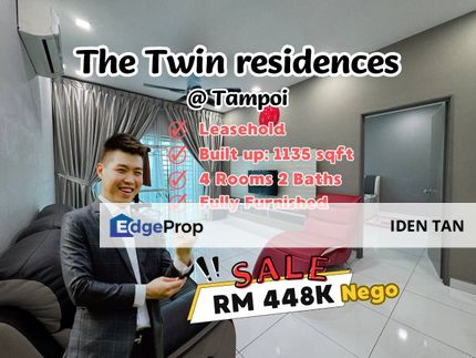 The Twin Residences @ Tampoi Fully Furnished Unit For Sale, Johor, Tampoi