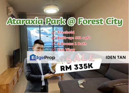 Ataraxia Park @ Forest City Service Apartment For Sale, Johor, Gelang Patah