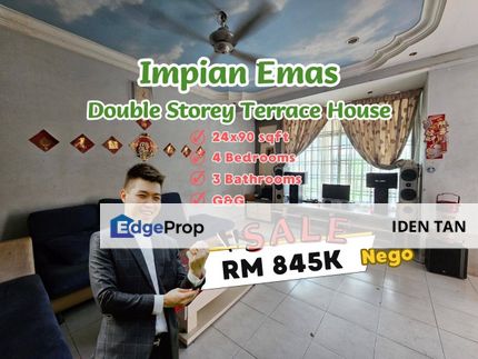 Impian Emas Double Storey Terrace House For Sale, Johor, Skudai