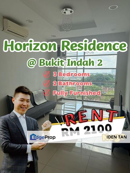 Horizon Residence (Dwi Mutiara) @ Bukit Indah Fully Furnished Unit For Rent, Johor, Bukit Indah