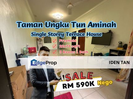 1 Single Storey Terrace House Tun Aminah,Seri Orkid,Orkhid,Mutiara Rini,Nusa Bestari,Jaya Mas,Selesa Jaya,Mutiara Utama,Mutiara Bestari, Johor, Skudai