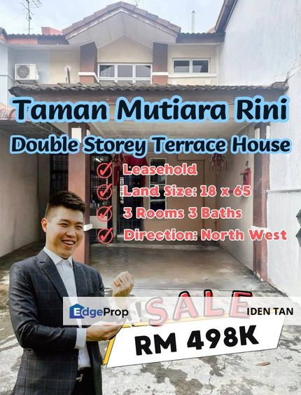 Double Storey Terrace House Mutiara Rini,Seri Orkid,Orkhid,Tun Aminah,Nusa Bestari,Jaya Mas,Selesa Jaya,Mutiara Utama,Mutiara Bestari, Johor, Skudai