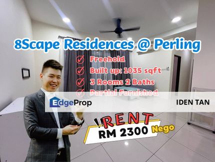 8scape Residences For Rent Near Perling, Taman Sutera, Uda Utama, Nusa Bestari, Bukit Indah, Taman Baiduri, D'Serambi, D'Utama, Nusa Duta, Horizon , Johor, Johor Bahru