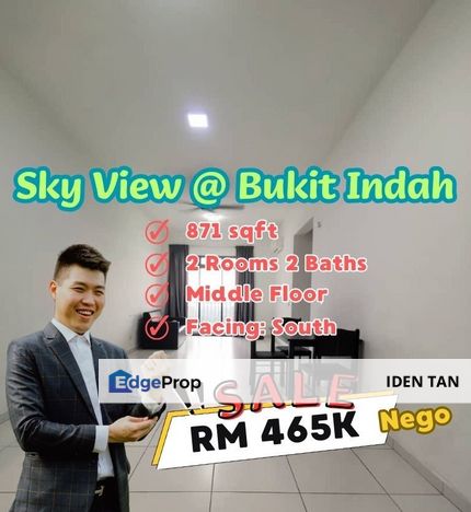 Sky View Service Apartment Bukit Indah For Sale Near Sky Breeze, Sky Loft, Sky Trees, Nusa Duta, Nusa Bestari, Horizon Hills, Perling, Nusa Idaman, Johor, Bukit Indah