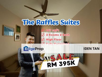 The Raffles Suites High Floor Fully Furnished Unit For Sale Near The Seed Sutera Utama, Bandar Uda Utama, Midas Perling, Nusa Bestari, Sutera Danga, Johor, Skudai