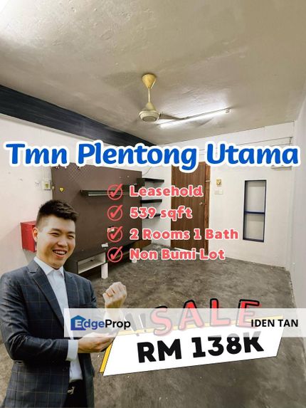 Flat Taman Pletong Utama For Sale Near Plentong, Johor Jaya, Molek, Desa Harmoni, Taman Saujana, Desa Jaya, Ehsan Jaya, Permas Jaya, Seri Alam, Masai, Johor, Pasir Gudang
