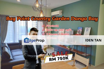 Bay Point Country Garden Danga Bay Service Apartment For Sale Near Danga Bay, JB Town, Nong Chik, Tropez Residence, Paragon Residence, Golden Sands, Johor, Johor Bahru