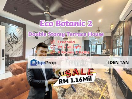 Eco Botanic 2 Double Storey Terrace House Fully Renovated Unit For Sale Near Nusa Sentral, Bukit Indah, Horizon Hills, Gelang Patah, East Ledang, Johor, Nusajaya