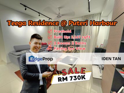 Teega Residence Puteri Harbour For Sale Near Teega Suites, Almas Suites, Puteri Cove, Southern Marina, Imperia Condominium, Medini, East Ledang, Johor, Kota Iskandar