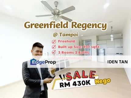 Greenfield Regency @ Tampoi For Sale Near Tampoi Indah, Tampoi Utama, Kipark Apartment, Sri Wangi, Sri Kenari, Sri Akasia, Sutera Utama, Tampoi, Johor, Tampoi